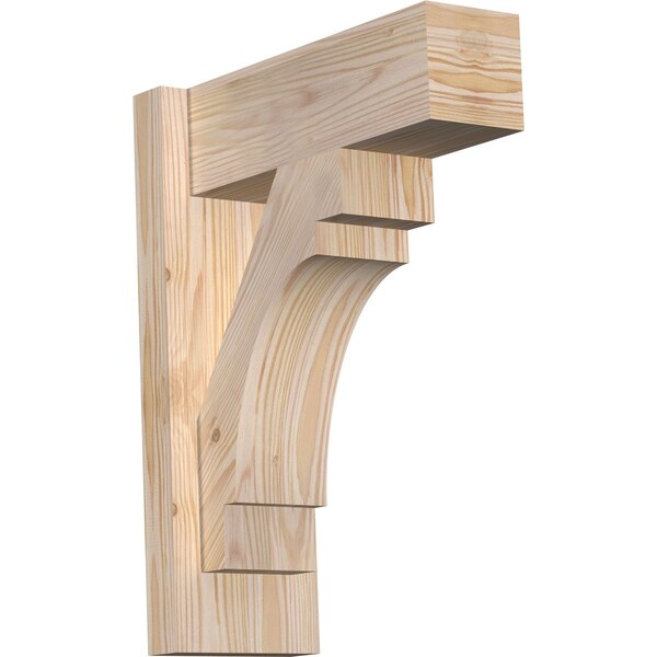 Ekena Millwork Merced Block Smooth Outlooker, Douglas Fir, 5 1/2"W x 14"D x 18"H OUT06X14X18MRC05SDF - main